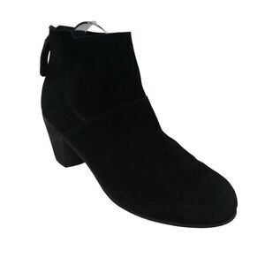 Kelsi Dagger Black Suede Boho Ankle Boots Booties Womens 8.5